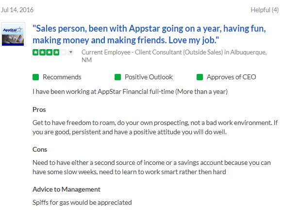 Glassdoor review 7-14-16