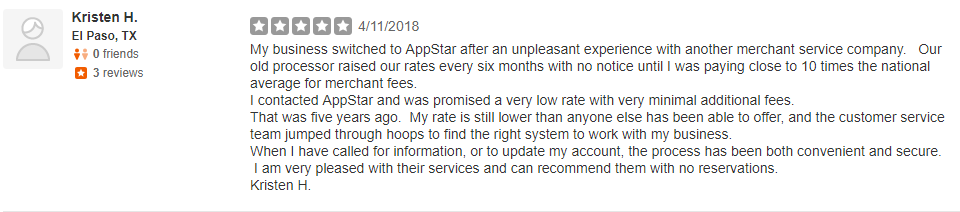 Yelp review 4-11-18