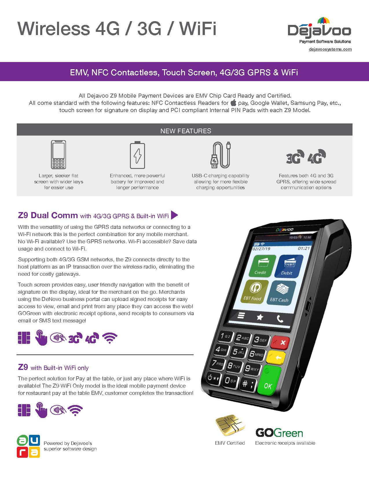 Dejavoo Z9 and Z11 | AppStar